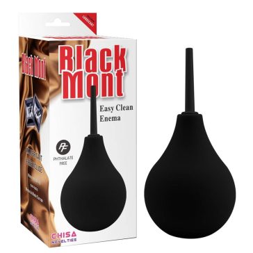 Chisa Easy Clean Enema duș anal, 17 cm, negru