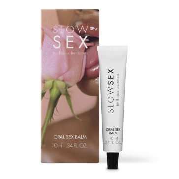   Bijoux Indiscrets Slow Sex Oral Pleasure Balm, balsam pentru sex oral, aromă cocos, 10 ml