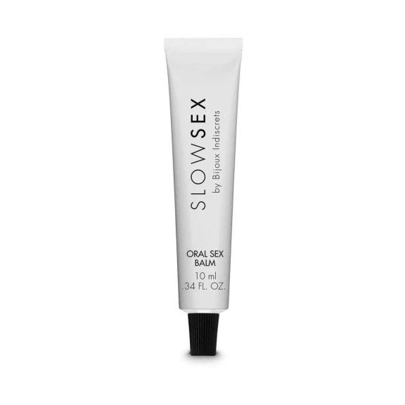 Bijoux Indiscrets Slow Sex Oral Pleasure Balm, balsam pentru sex oral, aromă cocos, 10 ml